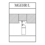 Фото 5 MGEHR 1010-1.5 державка отрезная (канавочная) 10мм под сменные пластины 1,5 мм